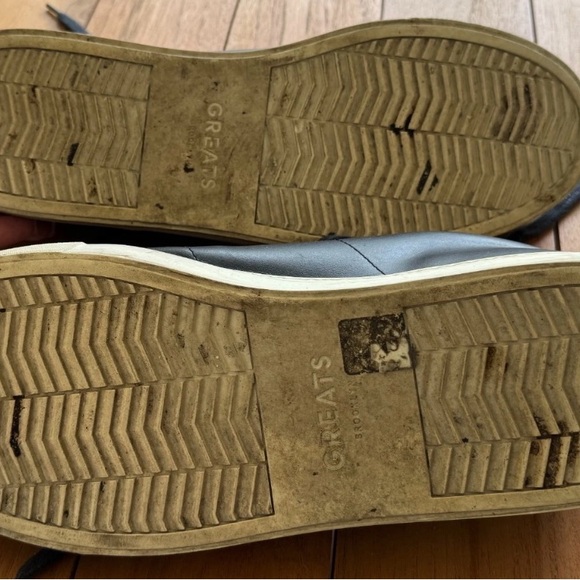 Greats Italy-made Black Leather Men's Sneakers - Picture 7 of 8